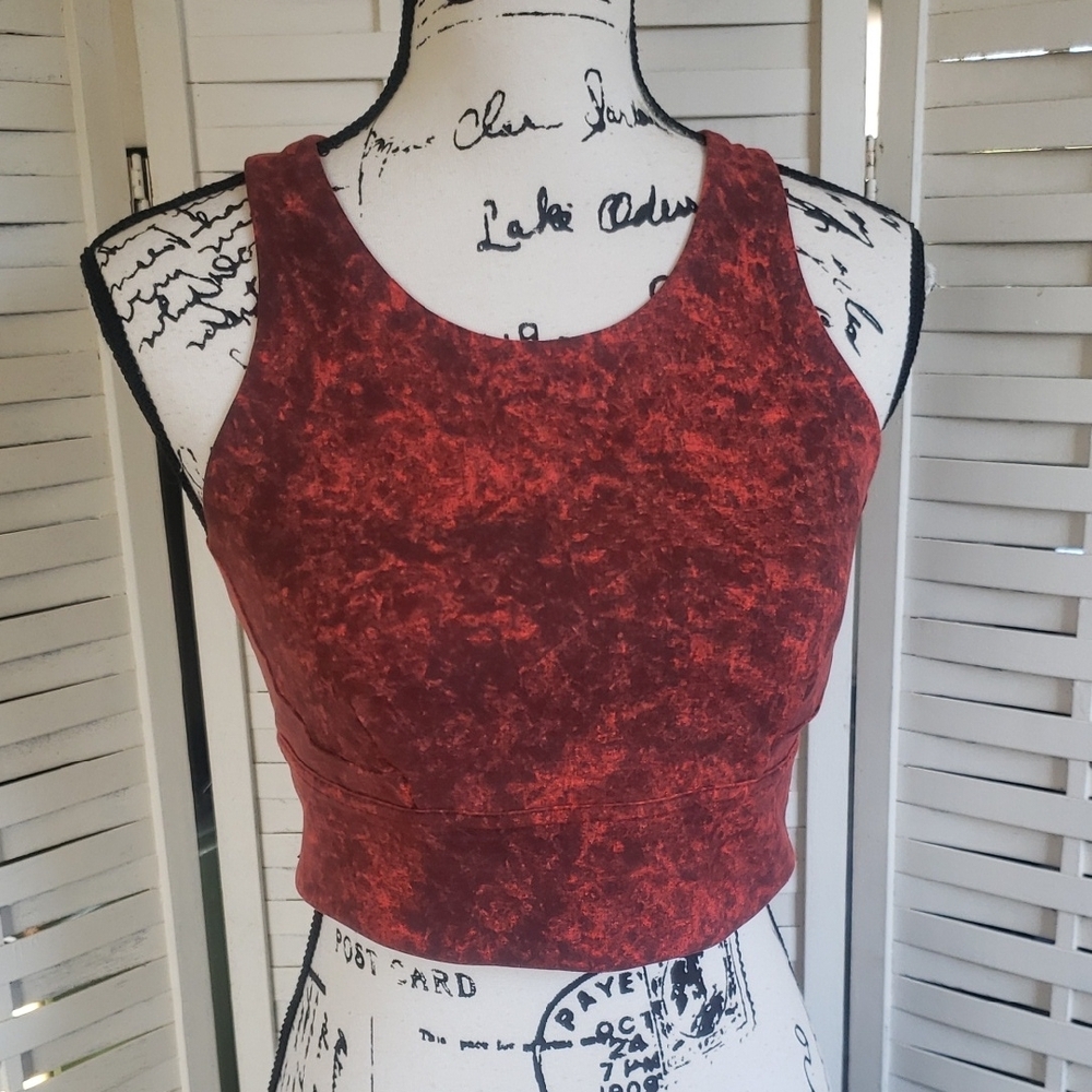 Women's Red Sleeveless Top